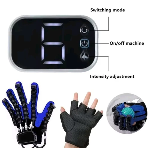 قفاز تأهيل ذكي لليد إعادة الحركة وتقوية العضلات Gant de rééducation intelligent pour la main Retrouver sa mobilité et renforcer ses muscles