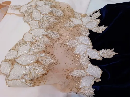 Robe sirène velours