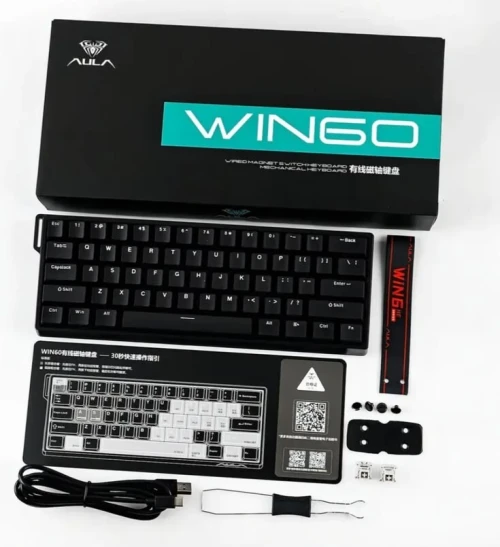 Magnetic keyboard aula win60he