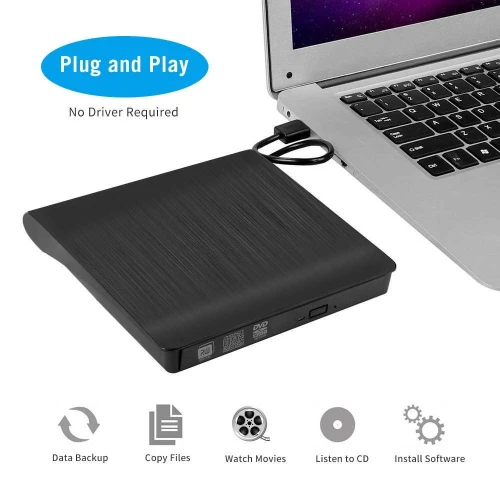 Graveur & Lecteur DVD Externe DVD-RW USB 3.0