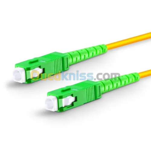 Cable (Jarretière) Fibre Optique SC-APC/SC-APC Simplex Monomode G657A2 3 mm - 2m