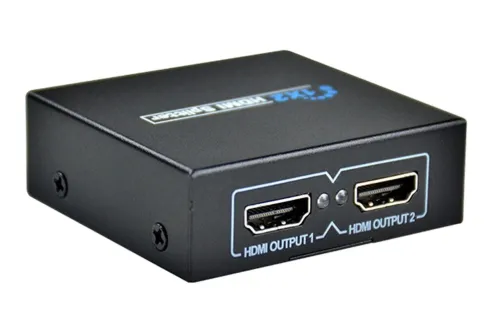 Splitter Répartiteur HDMI 1 Entrée 2 Sorties 1080P & 3D  Version 1.4