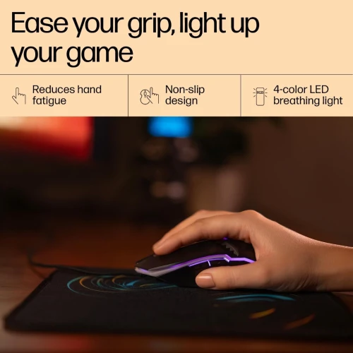 Souris HP M270 Gaming Filaire Essentielle pour une Précision et un Style Inégalés 
