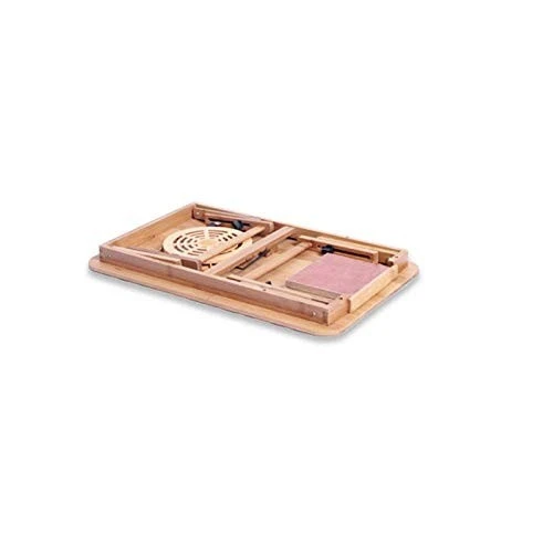 Table & Refroidisseur avec Deux Ventilateurs en Bois pour Laptop Pliable & Réglable BM92 BAMBOO