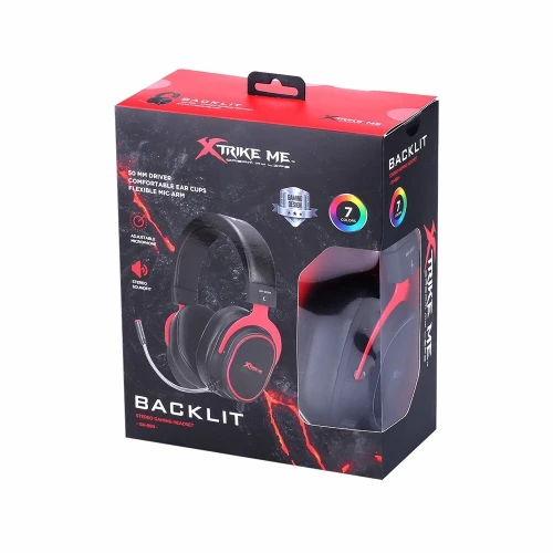 Casque Gaming RGB 7.1 Virtual Multi-Platforme PC, Mobile,PS4,PS5,XBOX One, Flexible GH-899 Xtrike Me