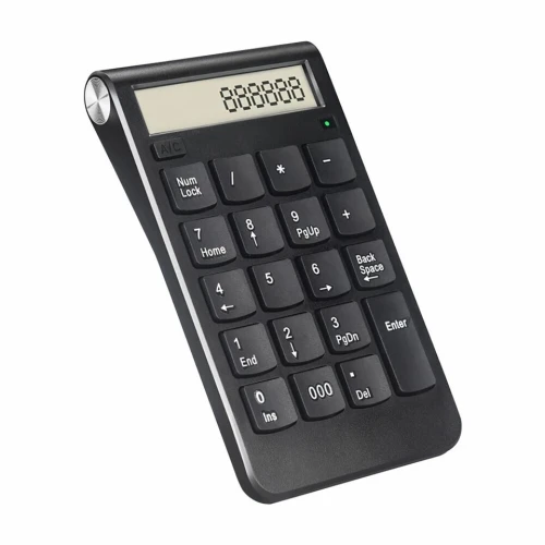 Mini Clavier Numérique USB avec Afficheur de 20 Touches avec Fonction de Calculatrice
