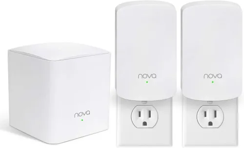 Pack de 3 Systèmes WiFi Maillé NOVA AC1200 pour toute la maison 300m2 MW5 (3-Pack) Tenda