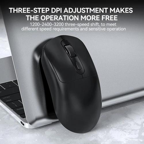 Souris Sans Fil Double Mode Bluetooth & 2.4 GHz Rechargeable, Jusqu'à 3200 DPI X8 T-WOLF