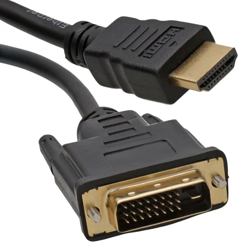 Câble Adaptateur Bidirectionnel HDMI vers DVI-D (24+1 Pin) 1.5M