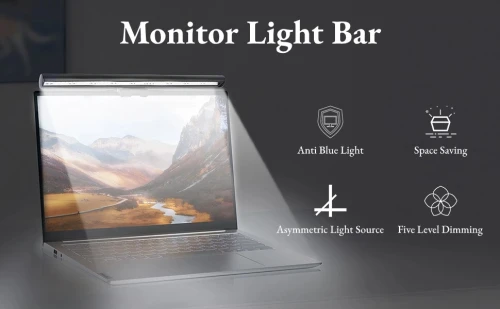 Barre Lumineuse LED pour Ecran d'Ordinateur et Laptop à 5 Températures de Couleur