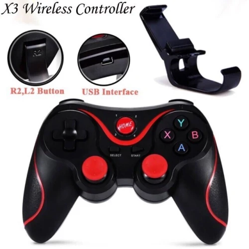 Manette Gaming Bluetooth pour Mobile PC Smart TV Tablette X3 
