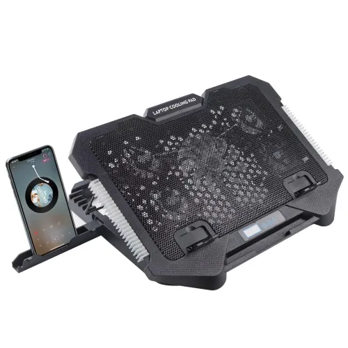 Refroidisseur Laptop de 5 Ventilateurs & Dual Support pour Mobile à RGB Compatible jusqu'à 17'' S500