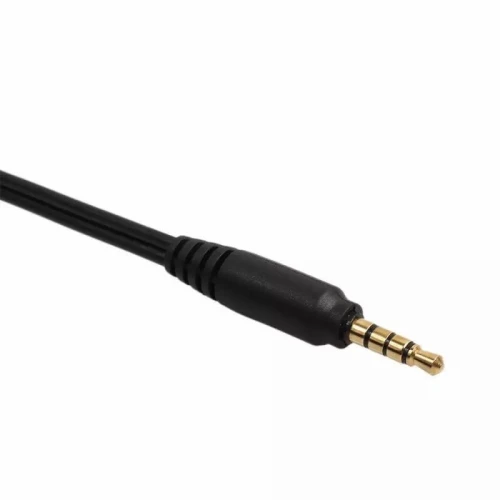 Câble Adaptateur Jack 3.5mm male 4 Pôles vers 2 Jack 3.5mm femelle Audio + Microphone 