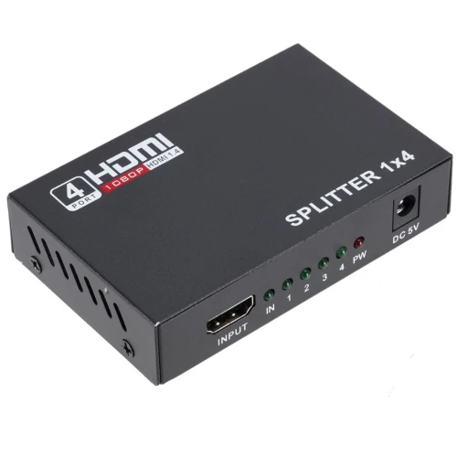 Splitter Répartiteur HDMI 1 Entrée 4 Sorties 1080P & 3D Version 1.4