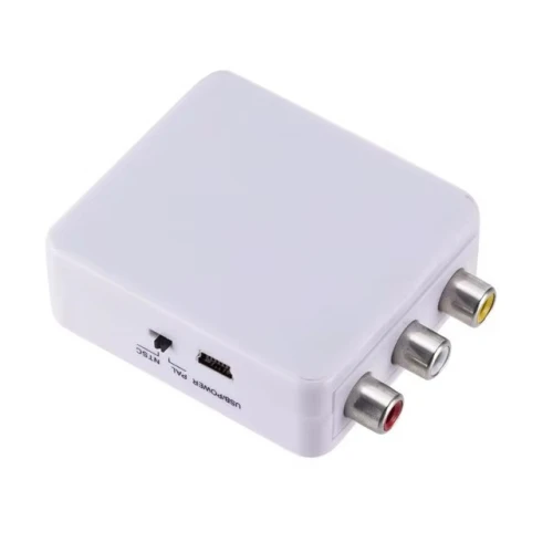 Adaptateur Convertisseur VGA vers AV avec Audio VGA2AV / CVBS 3,5 mm