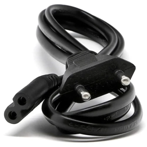 Cable d'Alimentation 2x1mm2 1.5m Format Secteur Bi-polaire