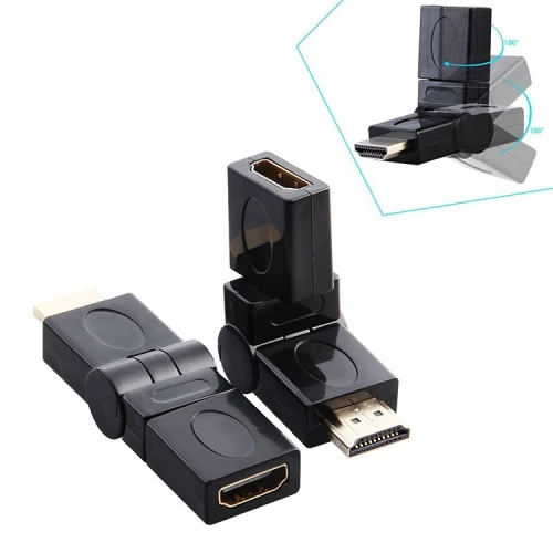 Adaptateur HDMI M/ HDMI F 1.4 Articulaire - 360 HQ