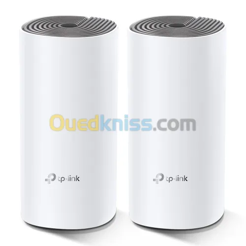 Système Wi-Fi Mesh pour Toute la Maison à 260m2 AC1200 Deco E4 (2-pack) Ver: 4.0 TP-Link