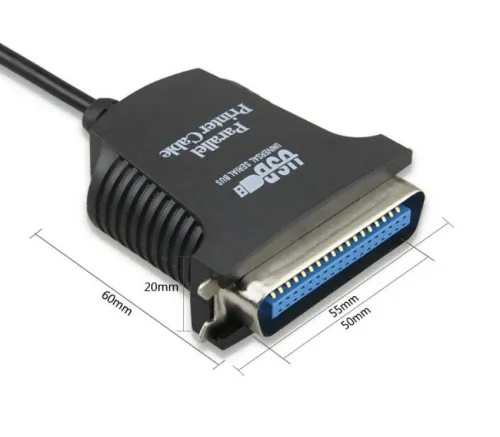 Câble Adaptateur pour USB (M) vers Parallèle (M) 1.5 m