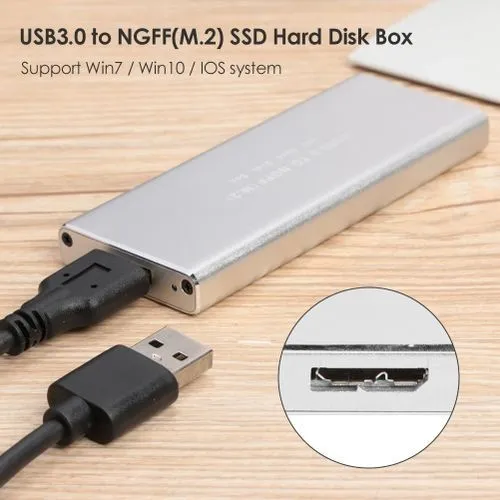 Rack USB 3.0 SSD M.2 en Aluminium (Boîtier pour disque Dur M.2 NGFF SSD) SHL-R320
