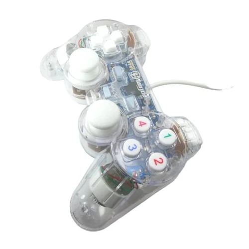 Pack de 2 Manettes Lumineux USB de Jeux pour PC DUALSHOC L700S Lanjue