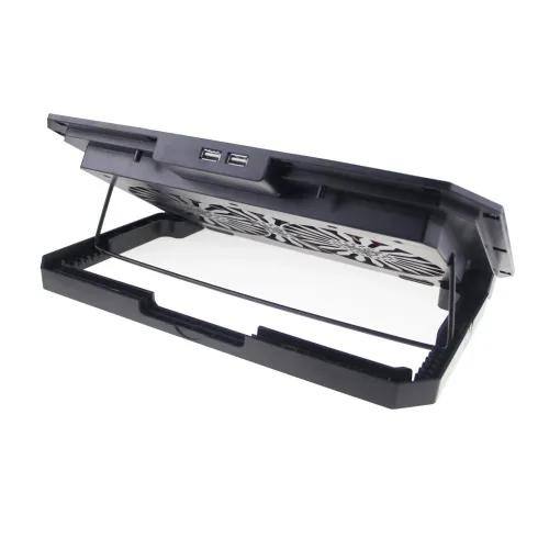 Support 2en1 Refroidisseur laptop et Support Mobile - 8 positions 2 Ventilateur jusqu'à 17'' N33
