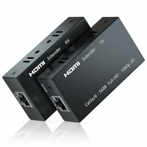 Extender & Rallonge HDMI UHD 4K à 60 Hz 60 m sur Câble Ethernet Cat5e/6