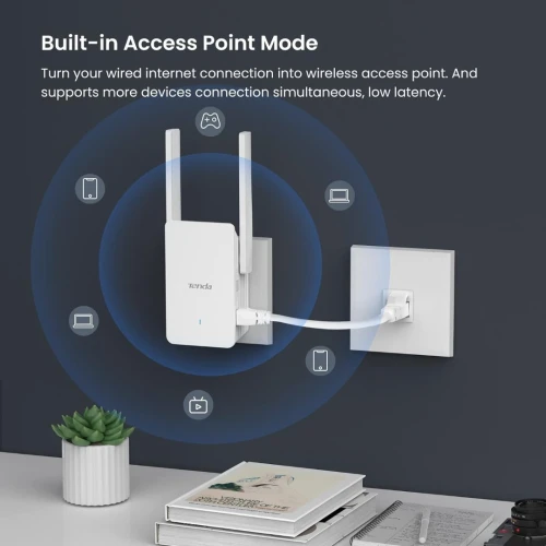 Répéteur & Extenseur Wi-Fi 6 Dual-Band AX3000 avec Port Gigabit A33 TENDA