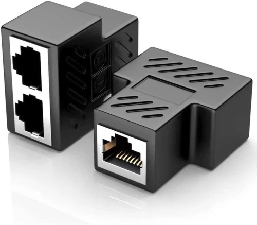 Splitter 1 vers 2, Ethernet Adapter RJ45 Haute Performance, Solution Plug & Play