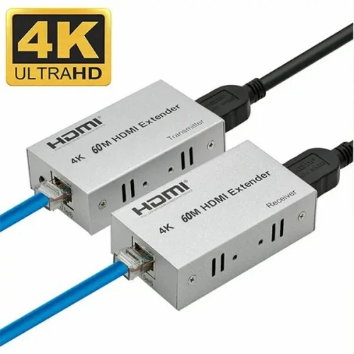 Extender & Rallonge HDMI UHD 4K à 60 Hz 60 m sur Câble Ethernet Cat5e/6