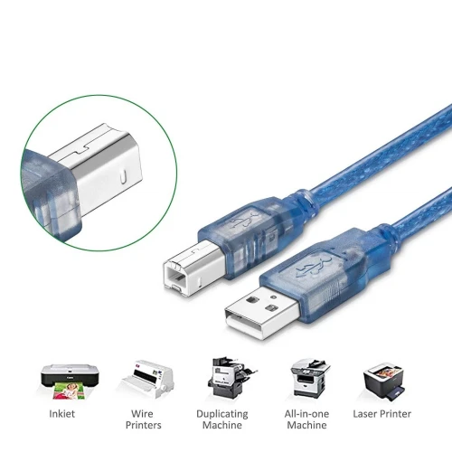 Câble d'imprimante USB 2.0 Tressé avec Filtre 5m