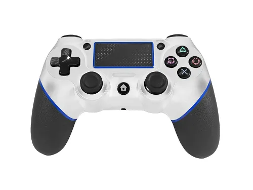 Manette Gaming Bluetooth Pour  PS4 & PC Dual-Shock Rechargeable avec Entrée Jack 3.5mm