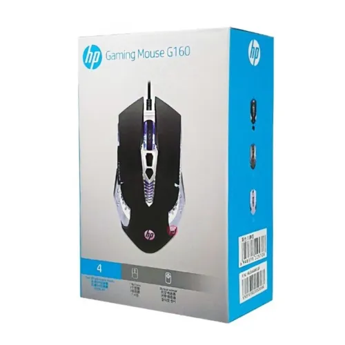 Souris HP-G160 Gaming USB RGB 2400 DPI - Précision, Confort et Silencieuse