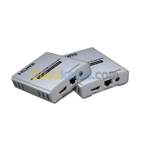 Extendeur HDMI 4K 120M avec Connexion en Cascade et Contrôle IR Via Câble Ethernet Cat6