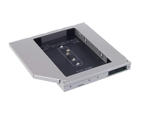 Boîtier Rack pour Disque Dur Secondaire SSD M2 NGFF pour Ordinateur Portable SATA 9.5 mm