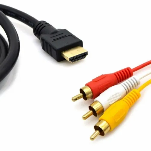 Câble Adaptateur Audio/Vidéo Composante HDMI Mâle vers 3 RCA 1080p pour HDTV - 1,5 m