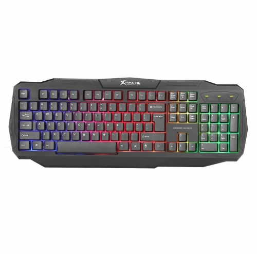 Pack :Clavier Gaming, Souris Gaming, Casque Stéréo & Microphone, Tapis de Souris Antidérapant CM-406