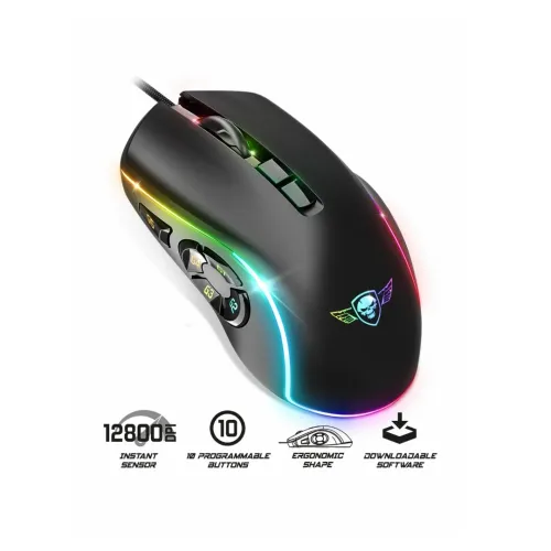 Souris Optique Filaire USB Gaming RGB ,10 Boutons Programmables,RGB Elite M30 S-EM30 Spirit Of Gamer