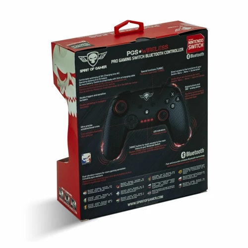 Manette Bluetooth Double Moteurs-Vibration-Turbo Pour Nintendo Switch SOG-BTGPS SPIRIT OF GAMER