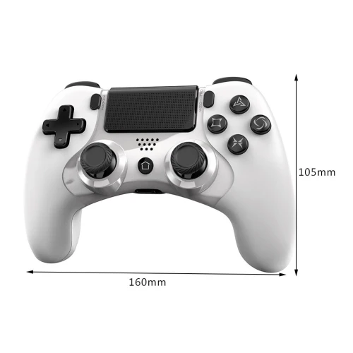 Manette Gaming Bluetooth Pour  PS4 & PC Dual-Shock Rechargeable avec Entrée Jack 3.5mm