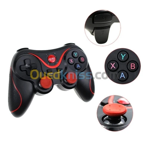 Manette Gaming Bluetooth pour Mobile PC Smart TV Tablette X3 