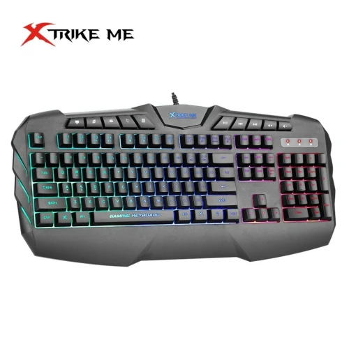 Pack 2 en 1 : Clavier Gaming Multimédia & Souris Gaming USB Filaire MK-880KIT XTRIKE ME