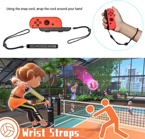 Pack 9 en 1 Accessoires de Sport Switch Compatible avec Nintendo Switch/Switch OLED JYS-NS236