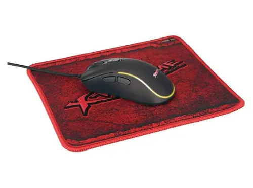 Pack 2 en 1: Souris Gaming Optique Filaire USB & Tapis de Souris Antidérapante GMP-290 XTRIKE ME