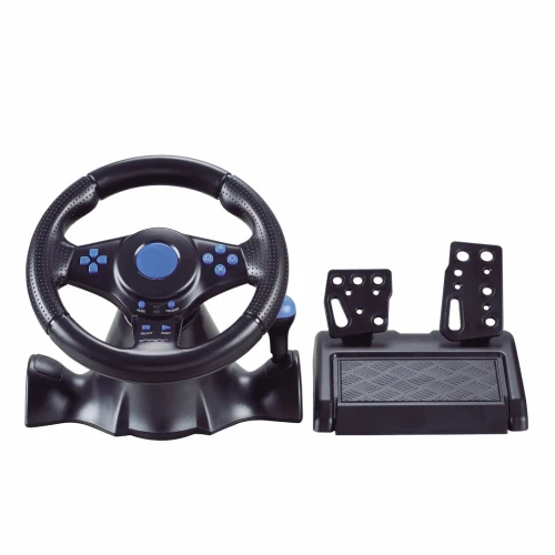 Volant de Course 7-en-1 Multi-Plateformes avec Retour de Force et Pédalier Réaliste GT-V7