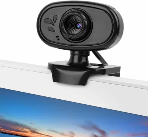 Webcam HD USB 2.0 640Px480P avec Micro Intégré, Plug & Play, Compatible Windows/Mac, XPC01 XTRIKE ME