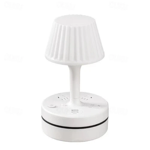 Lampe Veilleuse pour Chevet & Bureau avec Prises Secteur et Ports USB, Câble Secteur à 3.8m