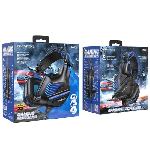 Casque Gaming Stereo Jack 3.5 mm pour Mobile Gaming / Laptop / PS4 BO101 Borofone