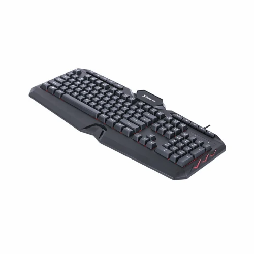 Clavier Gaming Membrane USB Multimédia Anti-Ghosting Rétro-Éclairage RGB QWERTY GK-509 Xtrike Me
