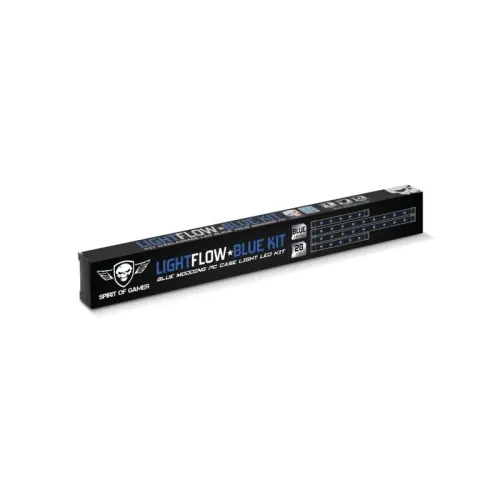 Kit Barres LED LightFLow Bleus 2x30cm + 2x15cm, Barres Magnétiques SOG-MLL1BL Spirit of Gamer 